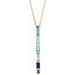Baguette Bar Necklace or Slide Pendant