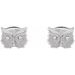 Tiny Owl Earrings