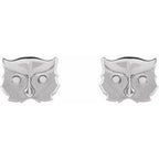 Tiny Owl Earrings