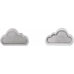 Tiny Cloud Earrings