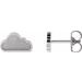 Tiny Cloud Earrings