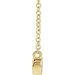 Petite Mom Script Necklace or Center