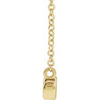 Petite Mom Script Necklace or Center