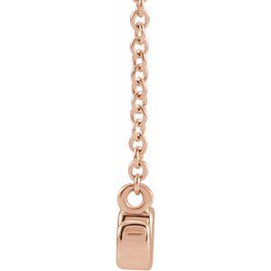 Petite Mom Script Necklace or Center