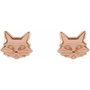 Tiny Cat Earrings