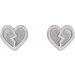 Tiny Heart Earrings