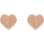 Tiny Heart Earrings