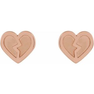 Tiny Heart Earrings