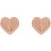 Tiny Heart Earrings