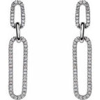 Link Accented Earrings