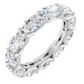 Shared-Prong Eternity Band