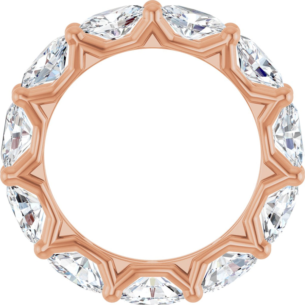 Shared-Prong Eternity Band