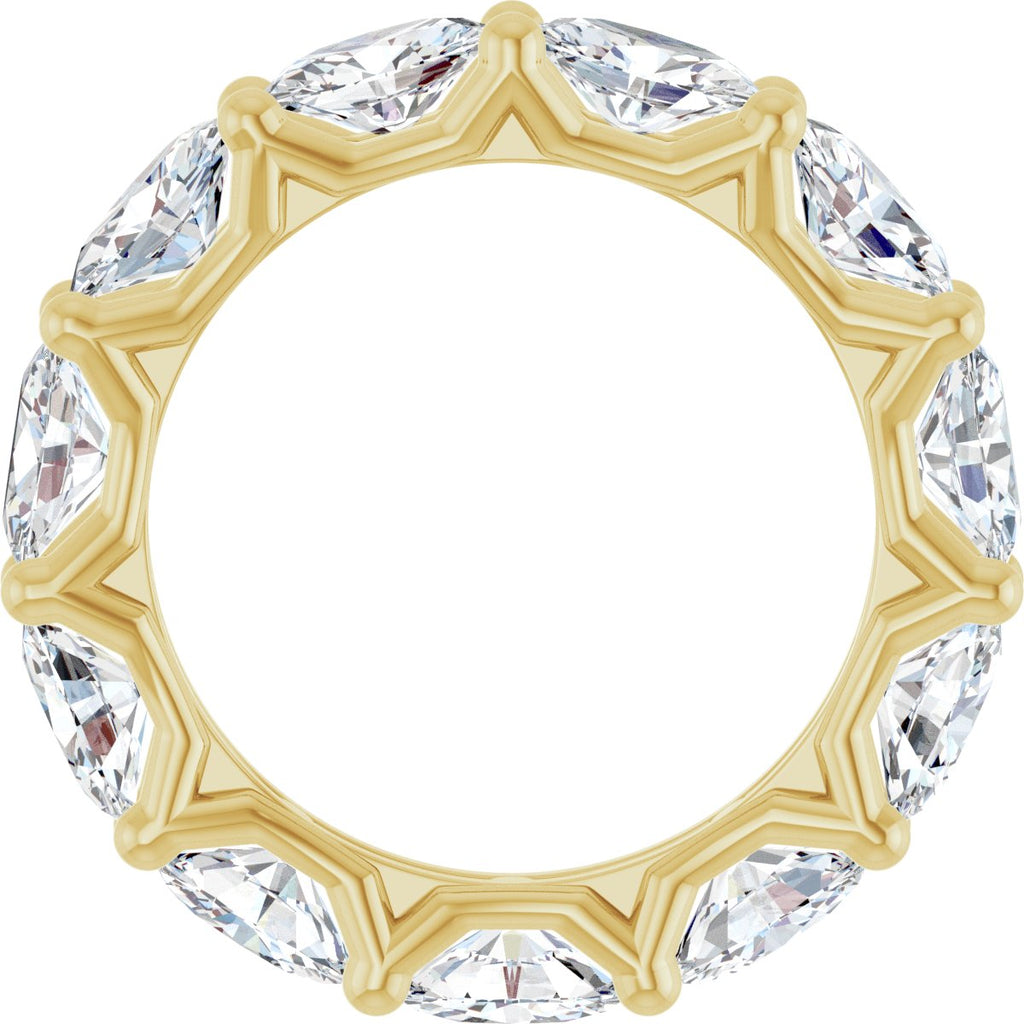 Shared-Prong Eternity Band