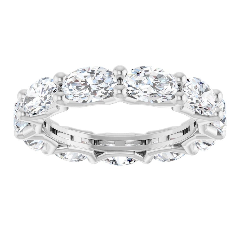 Shared-Prong Eternity Band