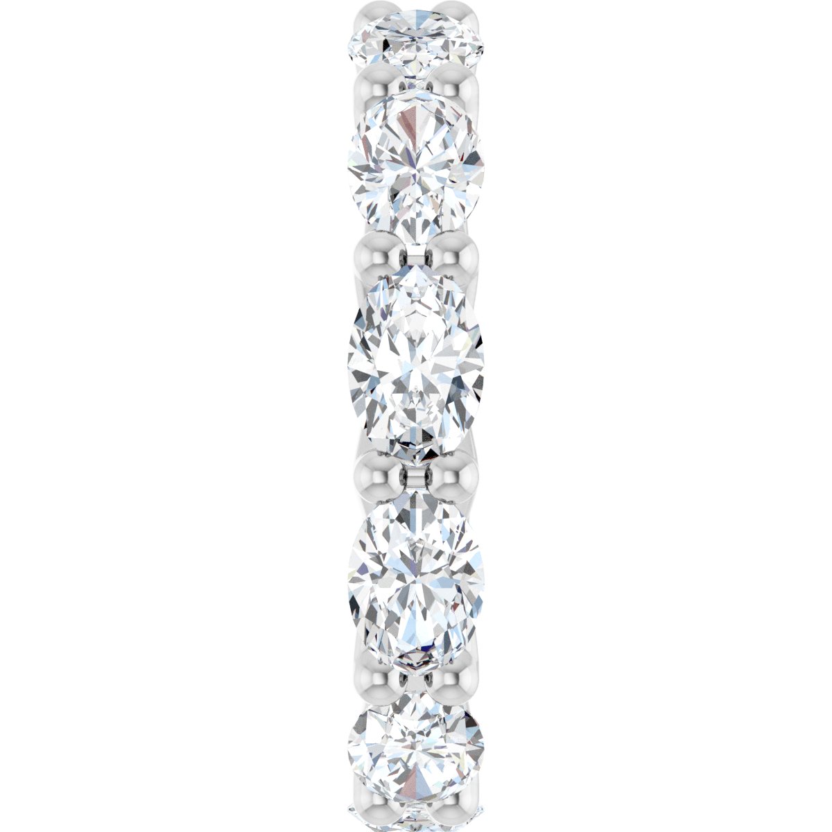 Shared-Prong Eternity Band