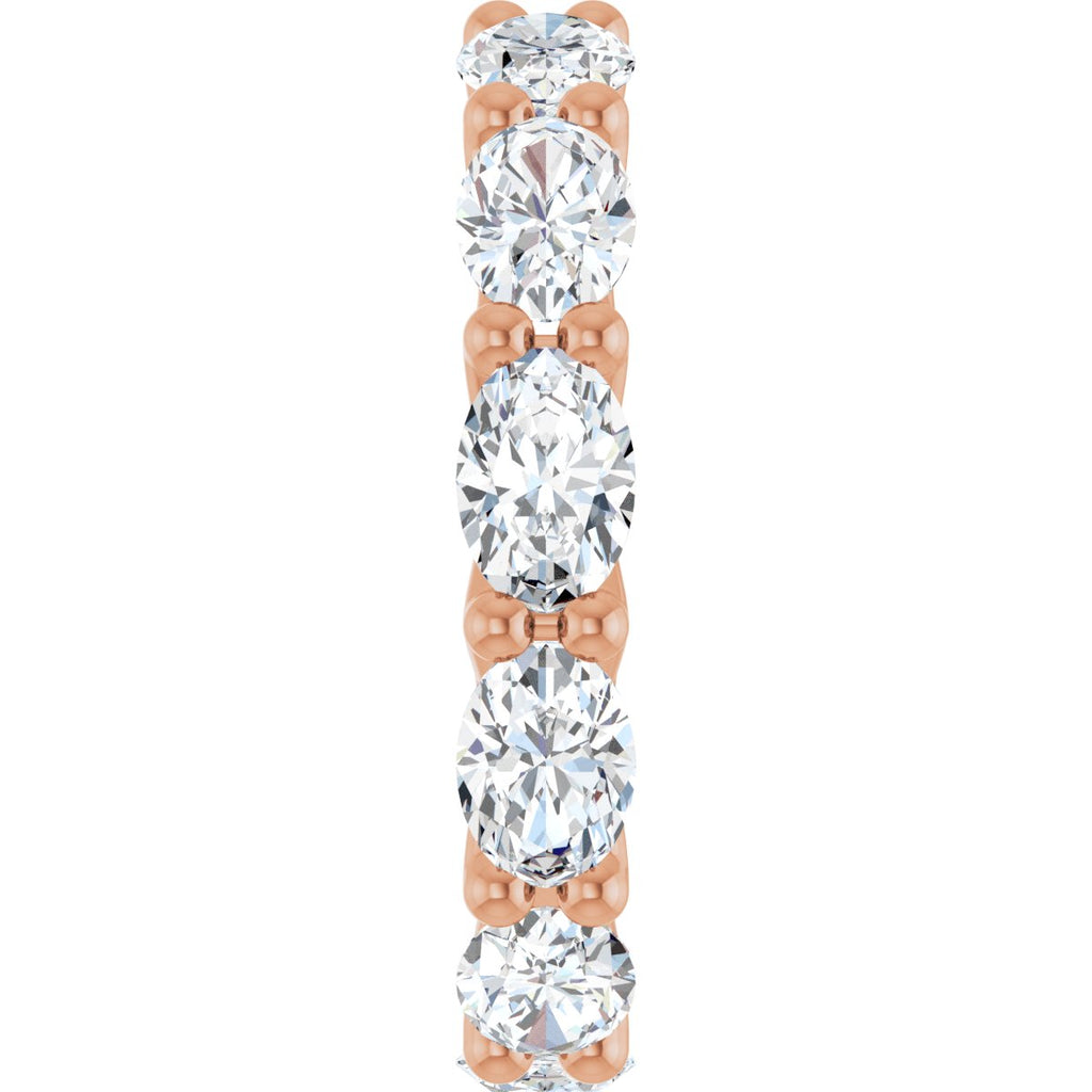 Shared-Prong Eternity Band