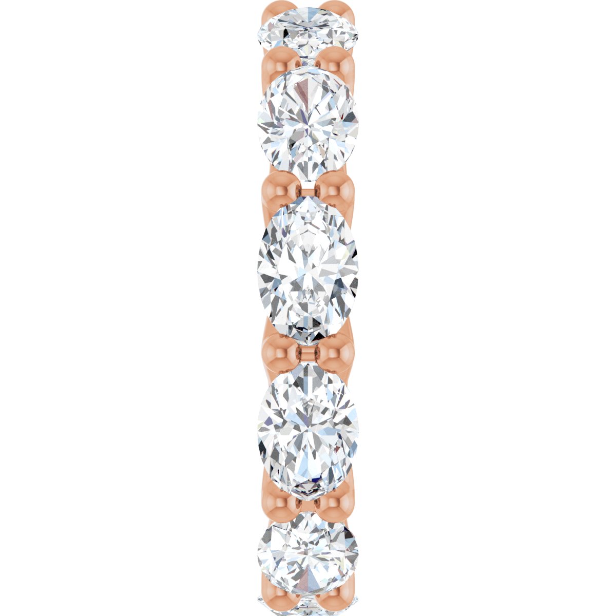 Shared-Prong Eternity Band