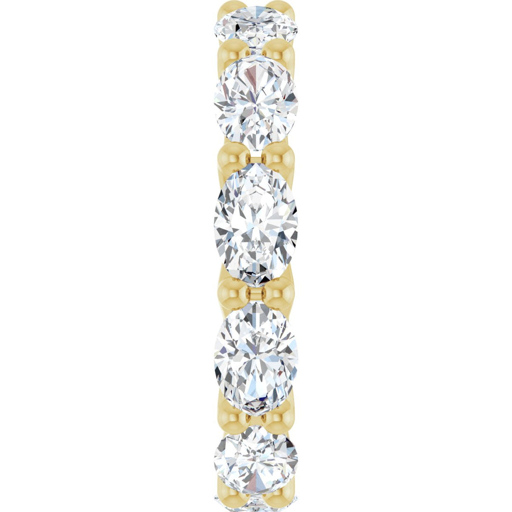 Shared-Prong Eternity Band