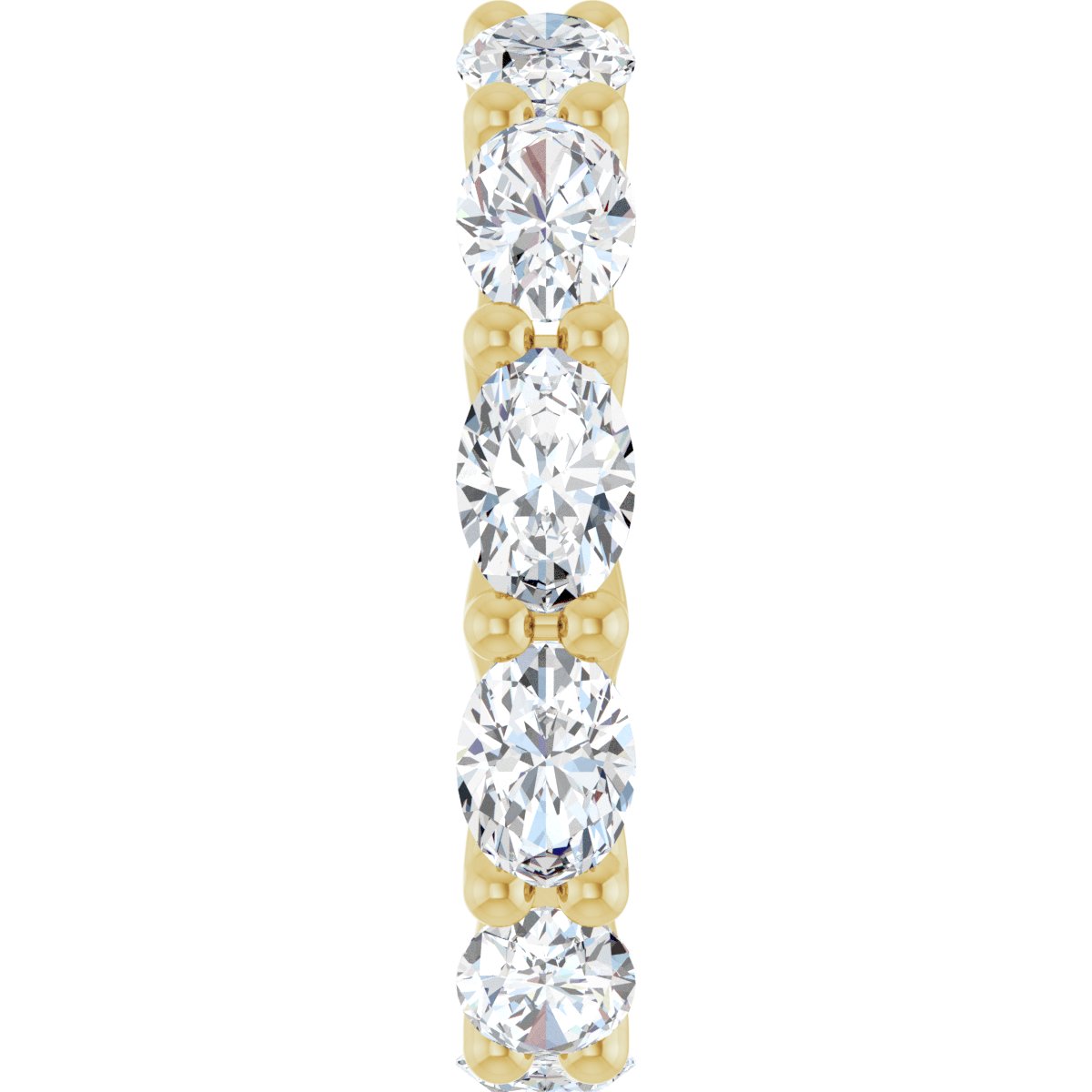 Shared-Prong Eternity Band