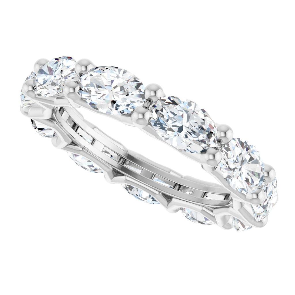 Shared-Prong Eternity Band