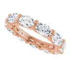 Shared-Prong Eternity Band