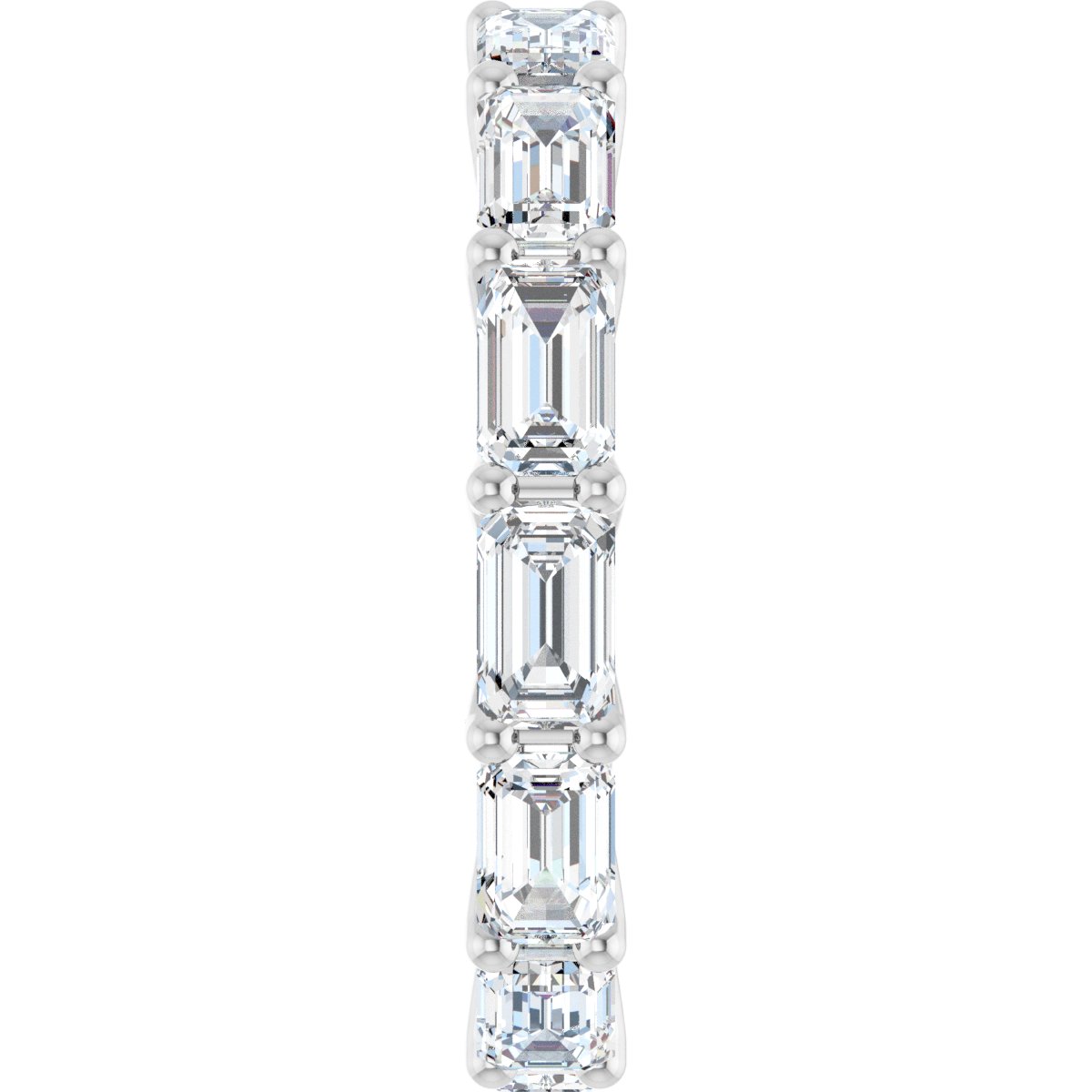 Shared-Prong Eternity Band