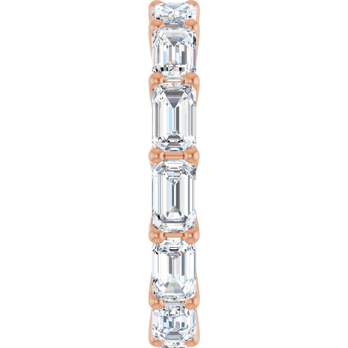Shared-Prong Eternity Band