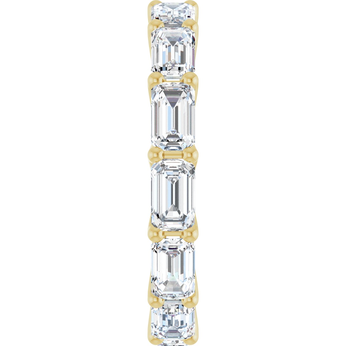 Shared-Prong Eternity Band