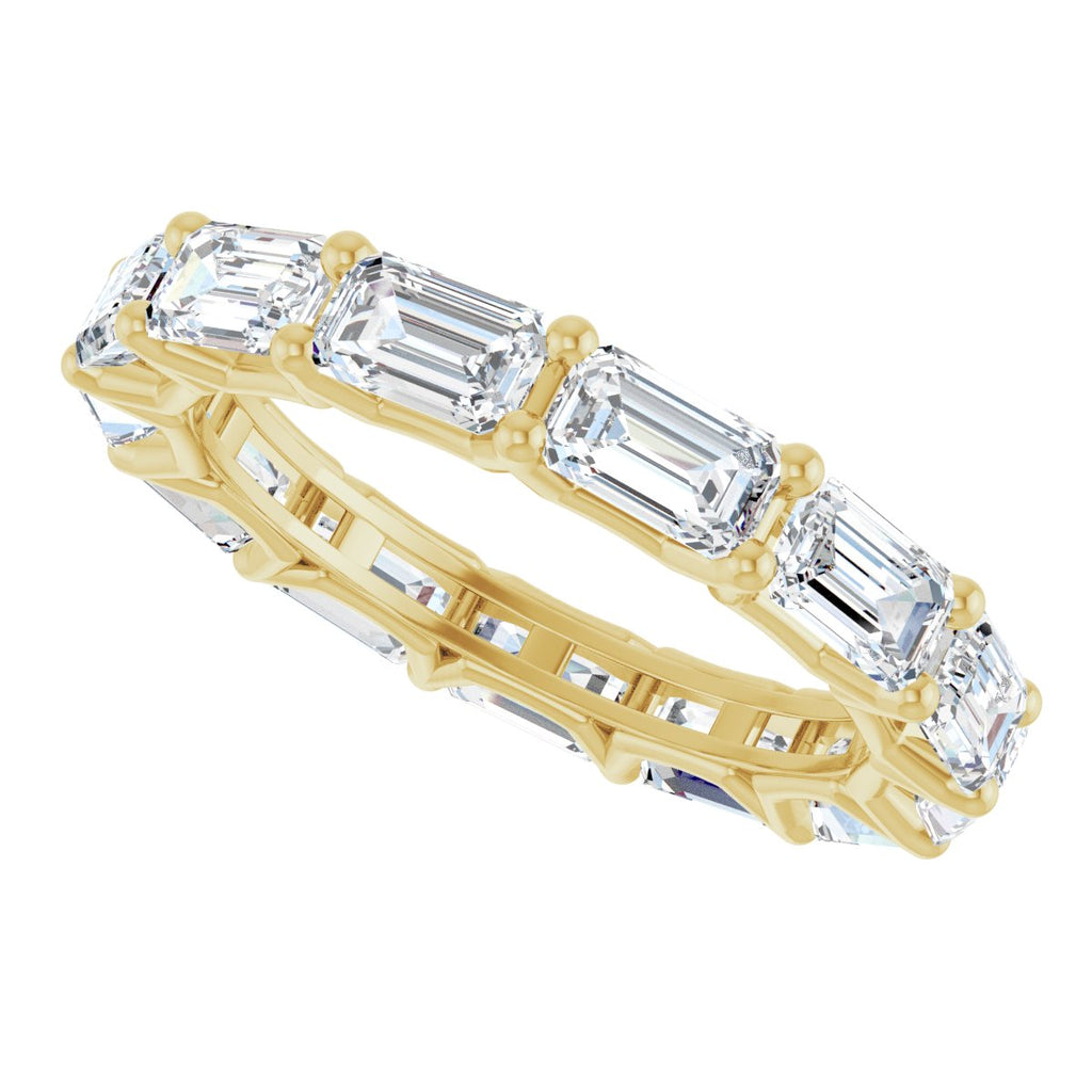 Shared-Prong Eternity Band