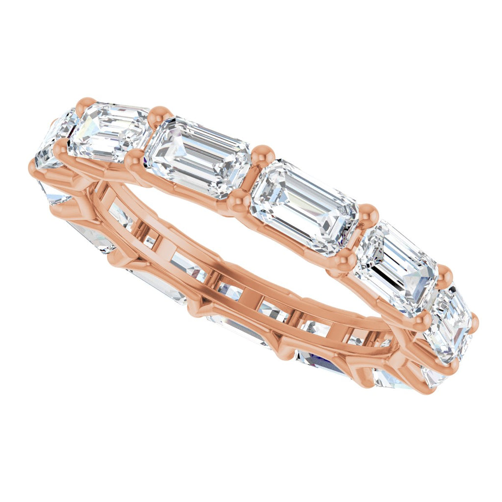 Shared-Prong Eternity Band