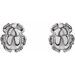 Tiny Scarab Earrings