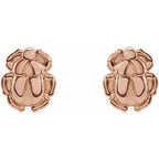 Tiny Scarab Earrings