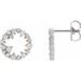 Accented Circle Earrings