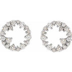 Accented Circle Earrings