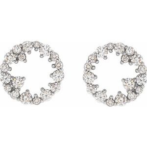 Accented Circle Earrings