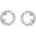 Accented Circle Earrings