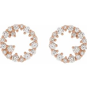 Accented Circle Earrings