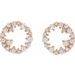 Accented Circle Earrings