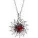 Halo-Style Necklace or Pendant