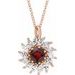 Halo-Style Necklace or Pendant