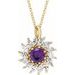 Halo-Style Necklace or Pendant
