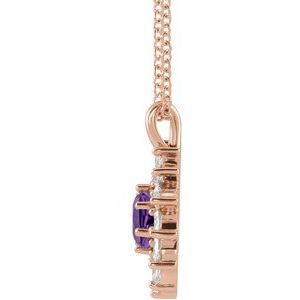Halo-Style Necklace or Pendant
