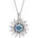 Halo-Style Necklace or Pendant