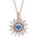Halo-Style Necklace or Pendant