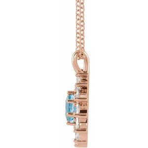 Halo-Style Necklace or Pendant