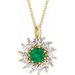 Halo-Style Necklace or Pendant