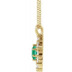 Halo-Style Necklace or Pendant