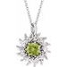 Halo-Style Necklace or Pendant