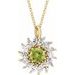 Halo-Style Necklace or Pendant