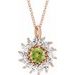 Halo-Style Necklace or Pendant